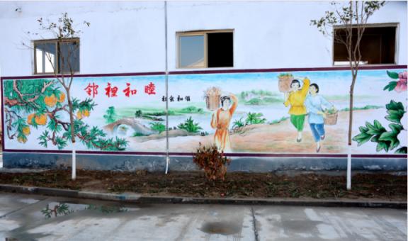 渭南乡镇文化墙 乡风文明焕发新活力